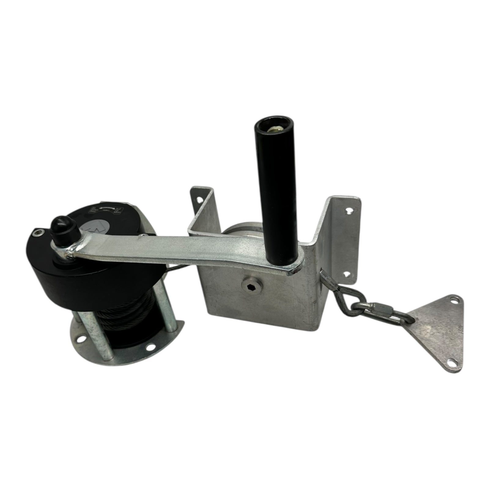 Haacon WV300-205986 Seilwinde 3kN 4mm Seil Handwinde mit Halterung