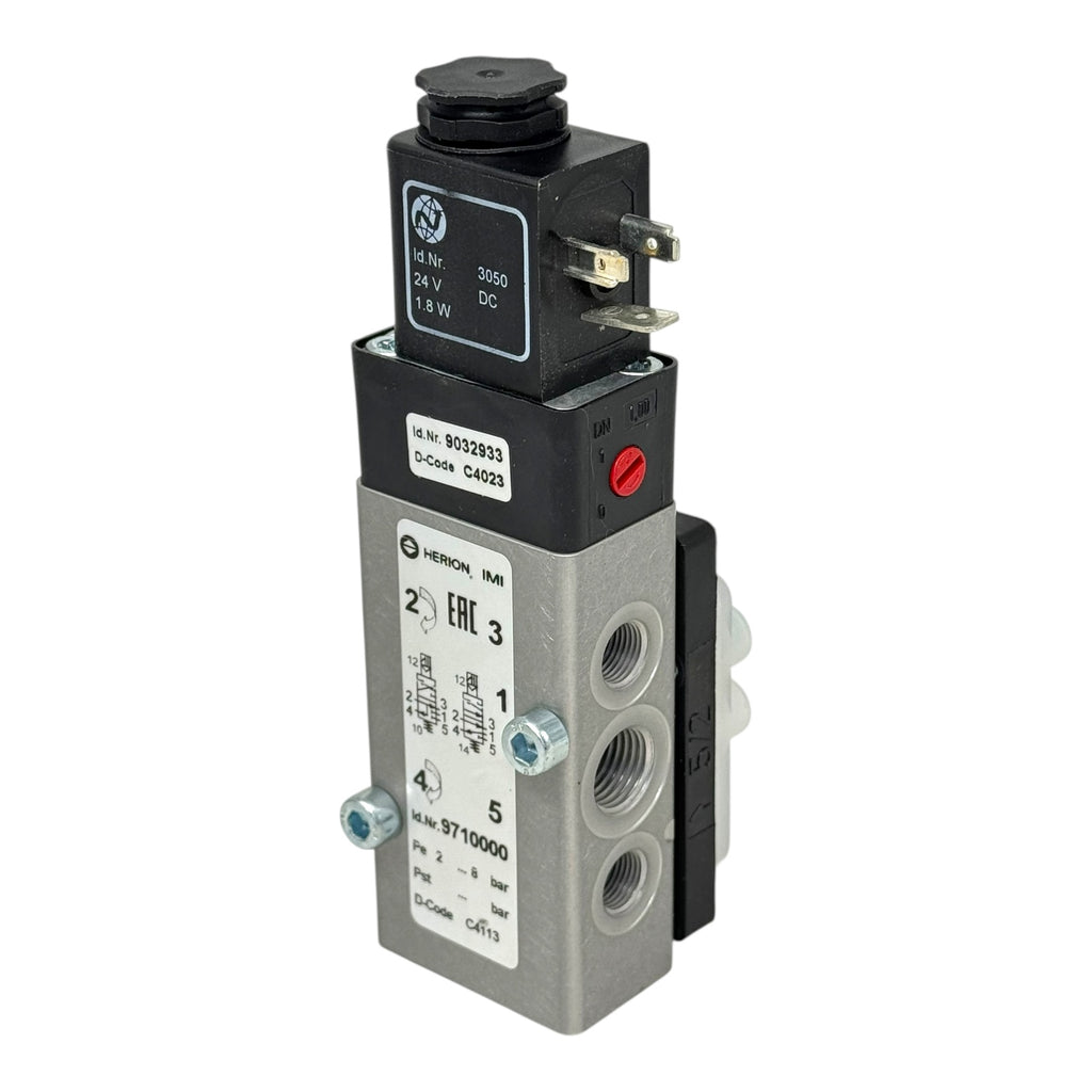 IMI Norgren Herion 9710000 NAMUR 5/2-Wege Ventil G1/4 24VDC Magnetventil 9032933