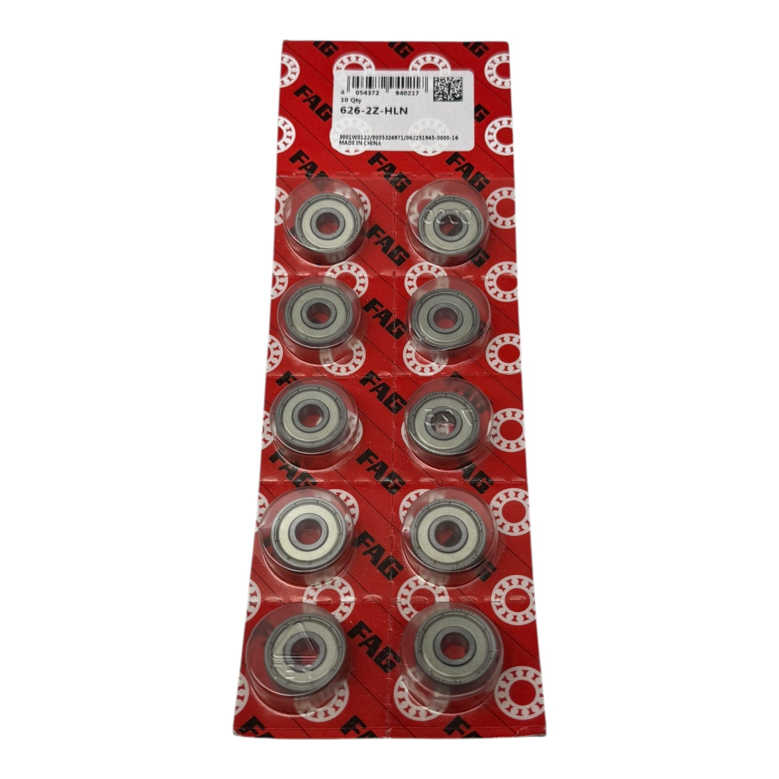 FAG 626-2Z-HLN Rillenkugellager 6x19x6mm einreihig Stahlblechkäfig 10 Stück