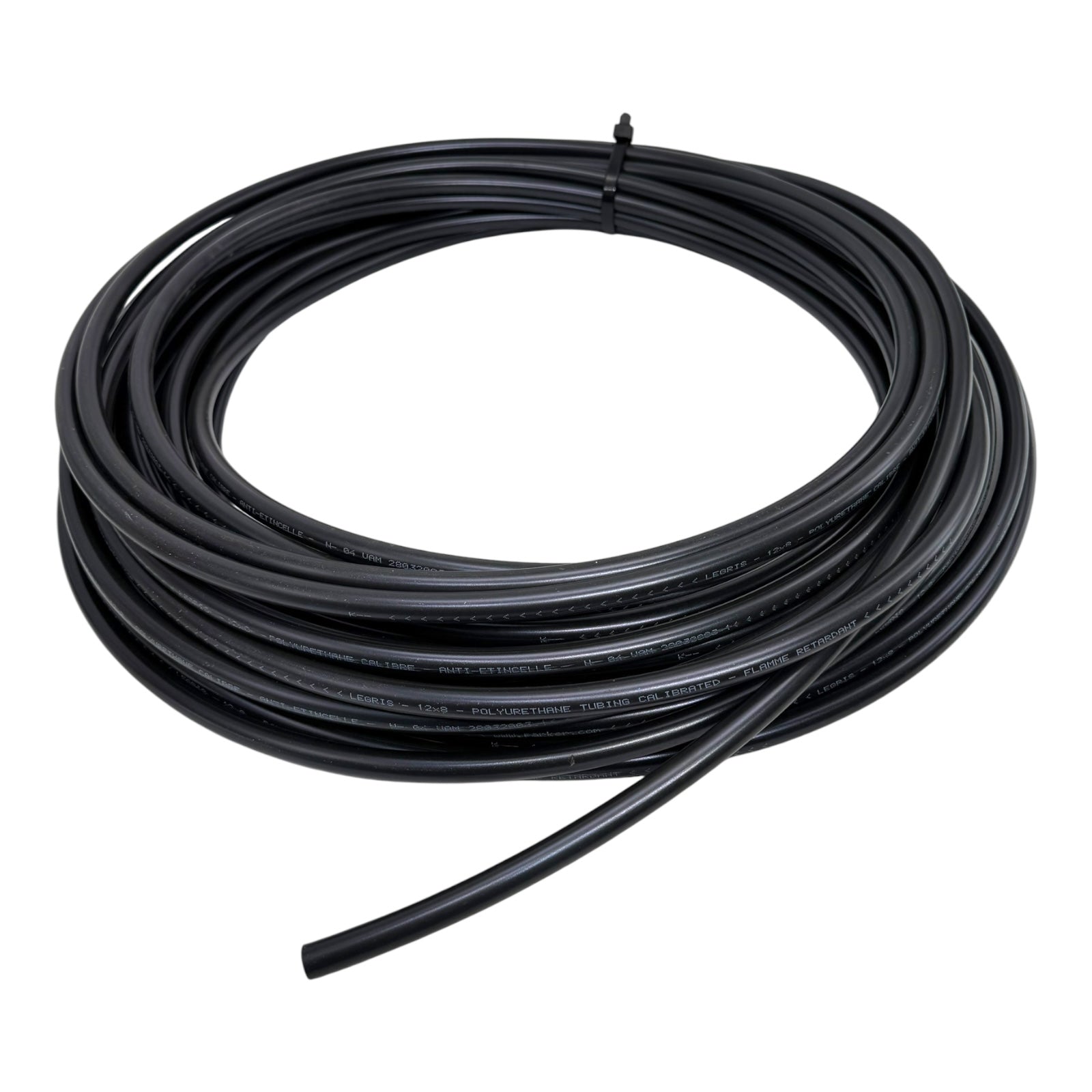 Legris 1025U12K01 25m 8x12mm PU-Schlauch Pneumatikleitung UL94 RoHS schwarz
