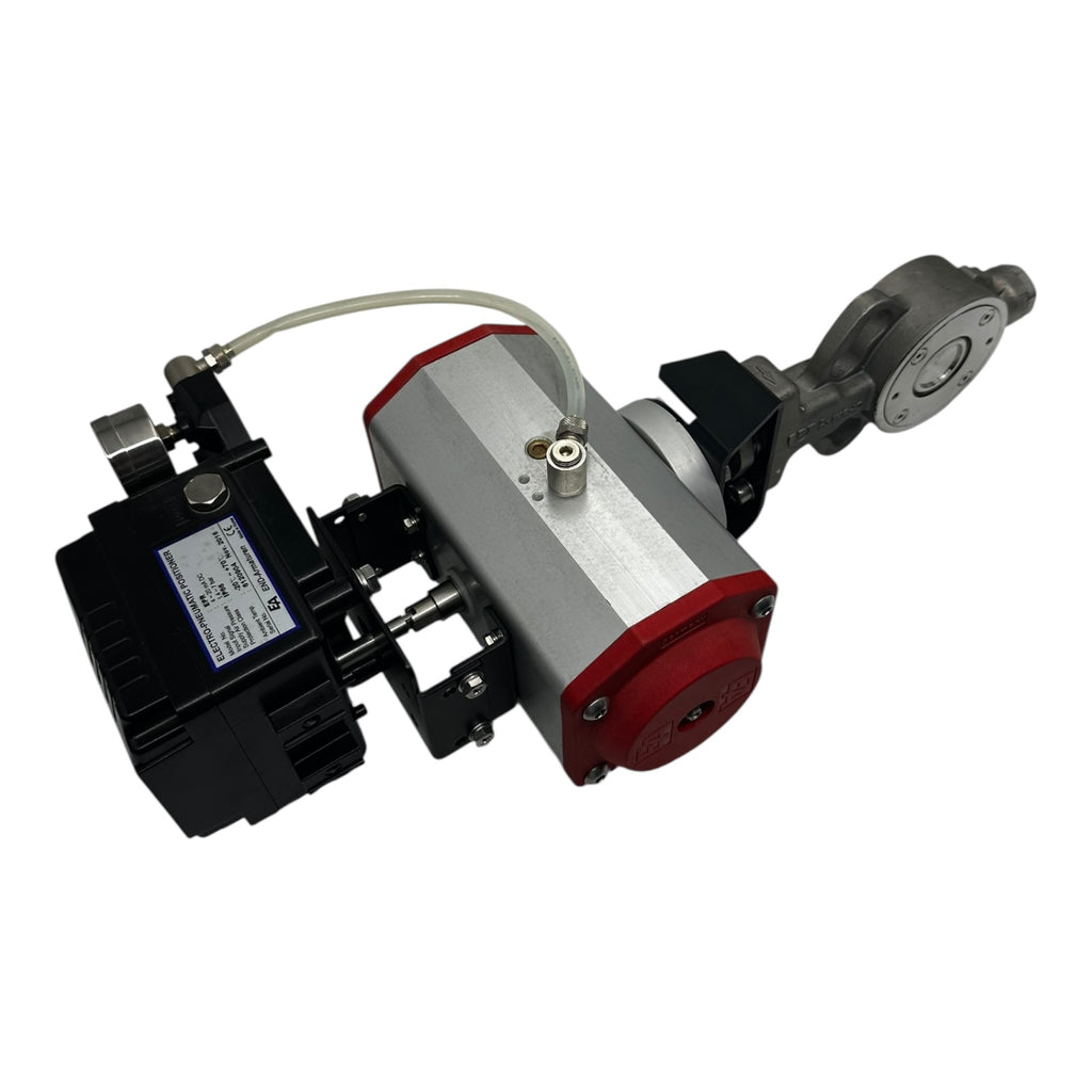 END-Armaturen BVHD DN50 PN25 Klappe mit EPR Elektro-Pneumatik Positioner IP66