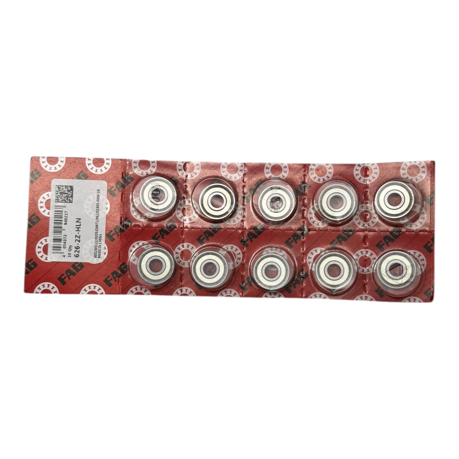 FAG 626-2Z-HLN Rillenkugellager 6x19x6mm einreihig Stahlblechkäfig 10 Stück