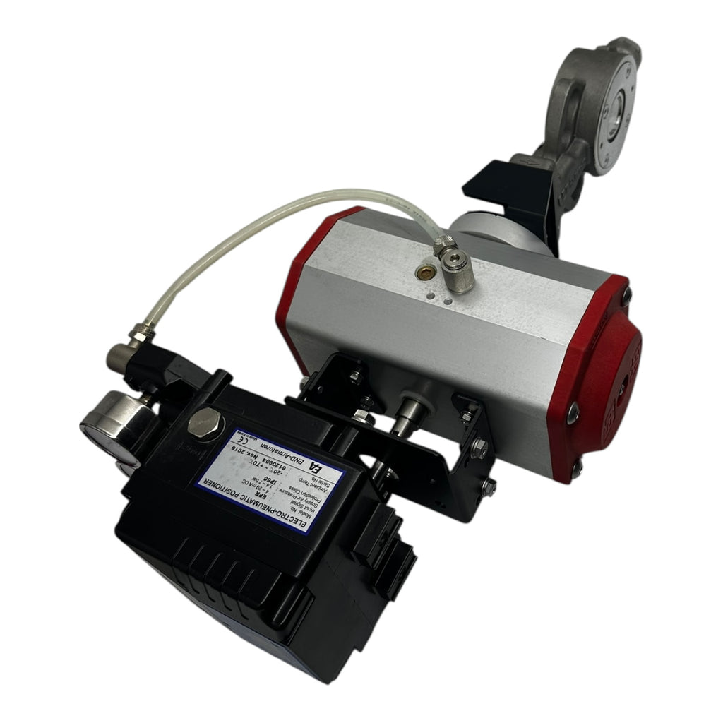 END-Armaturen BVHD DN50 PN25 Klappe mit EPR Elektro-Pneumatik Positioner IP66