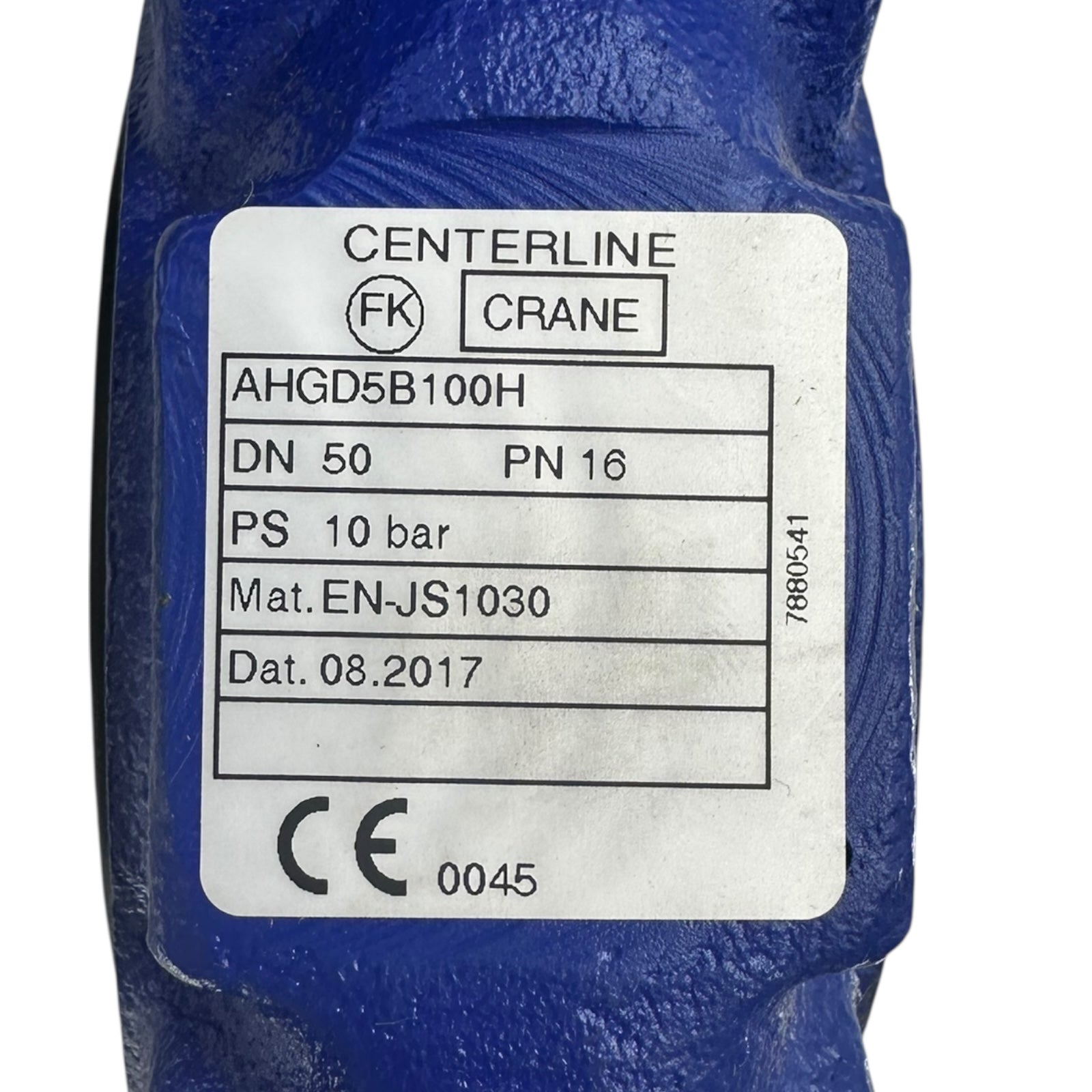 Crane Centerline AHGD5B100H Absperrklappe DN50 PN16 EN-JS1030 Handhebel