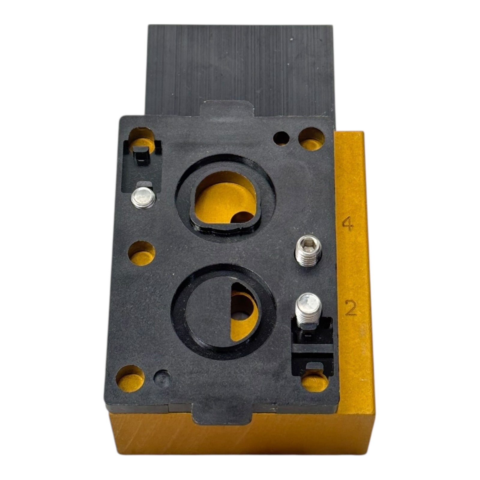 Parker Pneumatikventil 341L9534 5/2-Wege Magnetventil G1/4 Messingblock