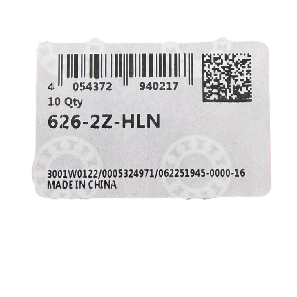 FAG 626-2Z-HLN Rillenkugellager 6x19x6mm einreihig Stahlblechkäfig 10 Stück