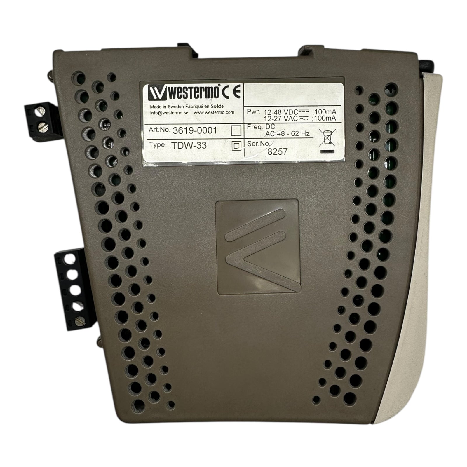Westermo TDW-33 3619-0001 Industrial Ethernet Modem Router 12–48VDC