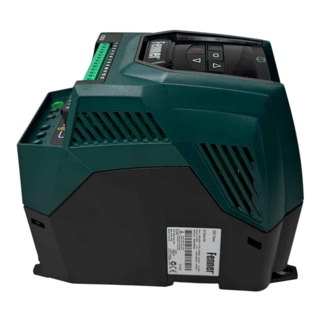 Fenner QD:Neo 572N41P5 Frequenzumrichter 1,5kW 380-480V 4,1A SW 1.3 UNUSED 3-PH