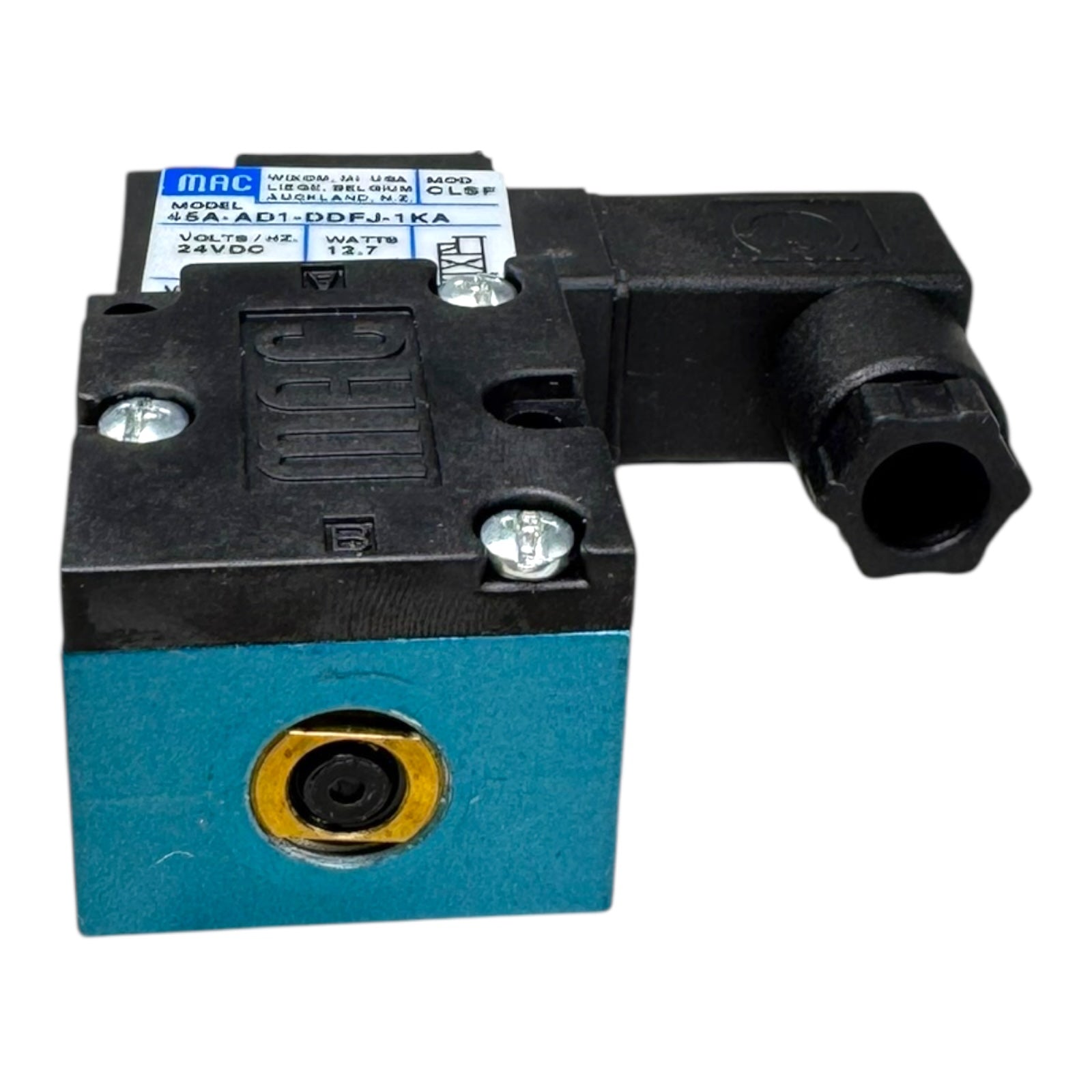 MAC 45A-AD1-DDFJ-1KA CLSF Magnetventil 24V DC 12,7W Pneumatikventil