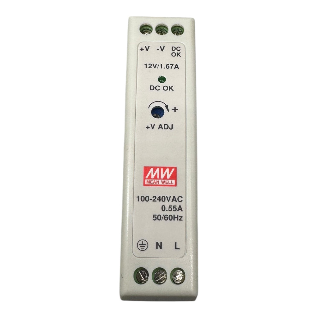MeanWell MDR-20-12 Netzteil Schaltnetzteil 12V 1.67A 100-240VAC 0.55A IP20