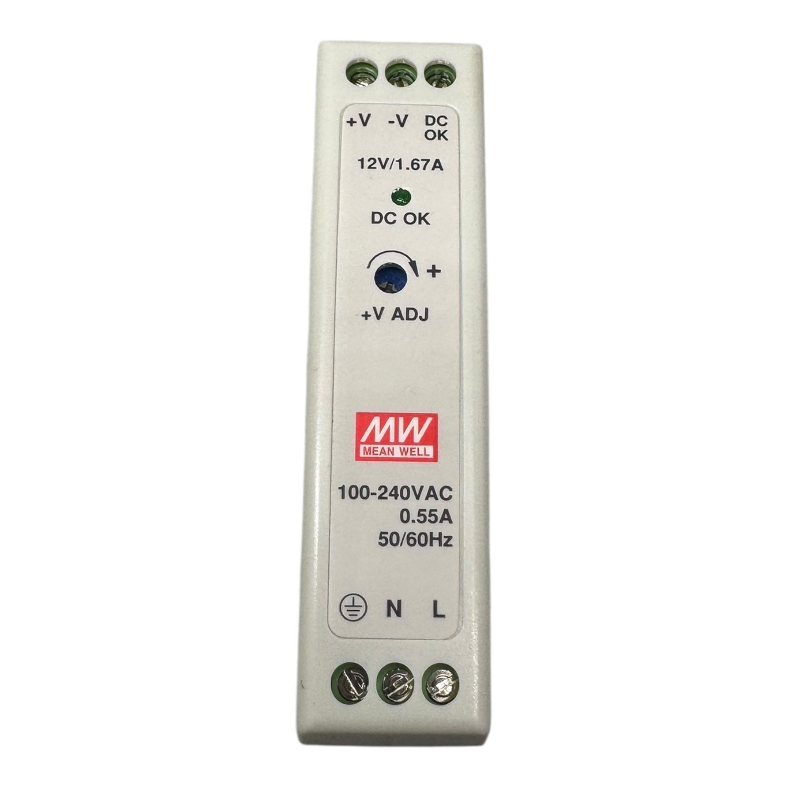 MeanWell MDR-20-12 Netzteil Schaltnetzteil 12V 1.67A 100-240VAC 0.55A IP20
