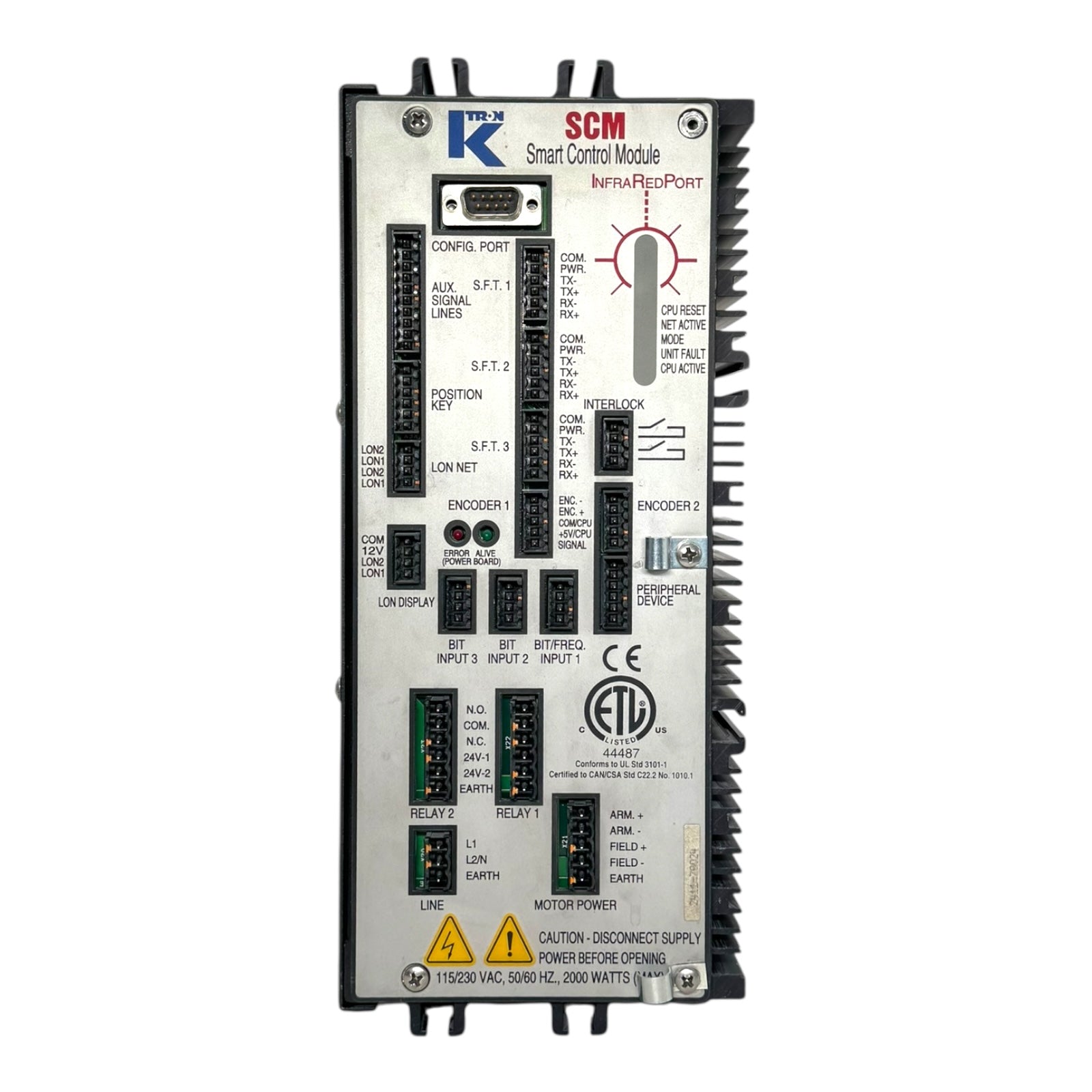 K-TRON 2411-70024 SCM Smart Control Modul 115/230VAC 2000W Steuerung