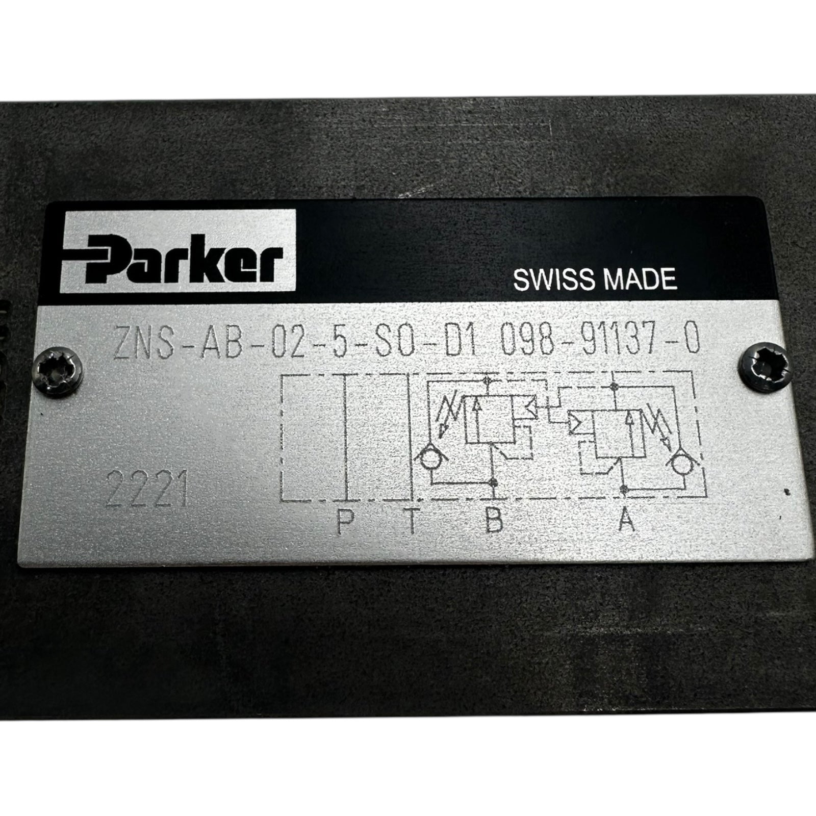 Parker ZNS-AB02-5-S0-D1 098-91137-0 Hydraulikventil Rückschlagventil neu