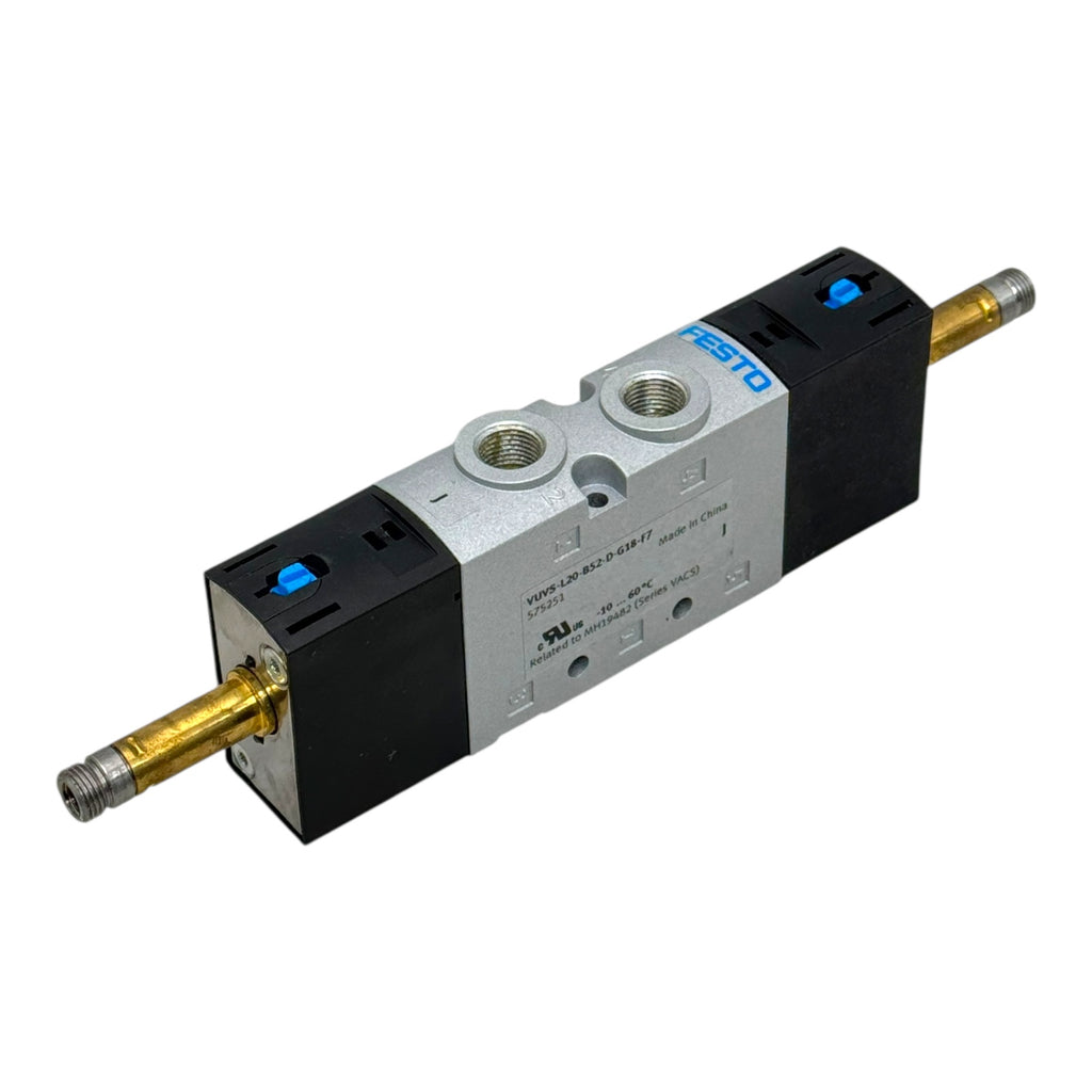 Festo VUVS-L20-B52-D-G18-F7 Magnetventil 5/2-Wege 24 V DC G1/8 Pneumatikventil
