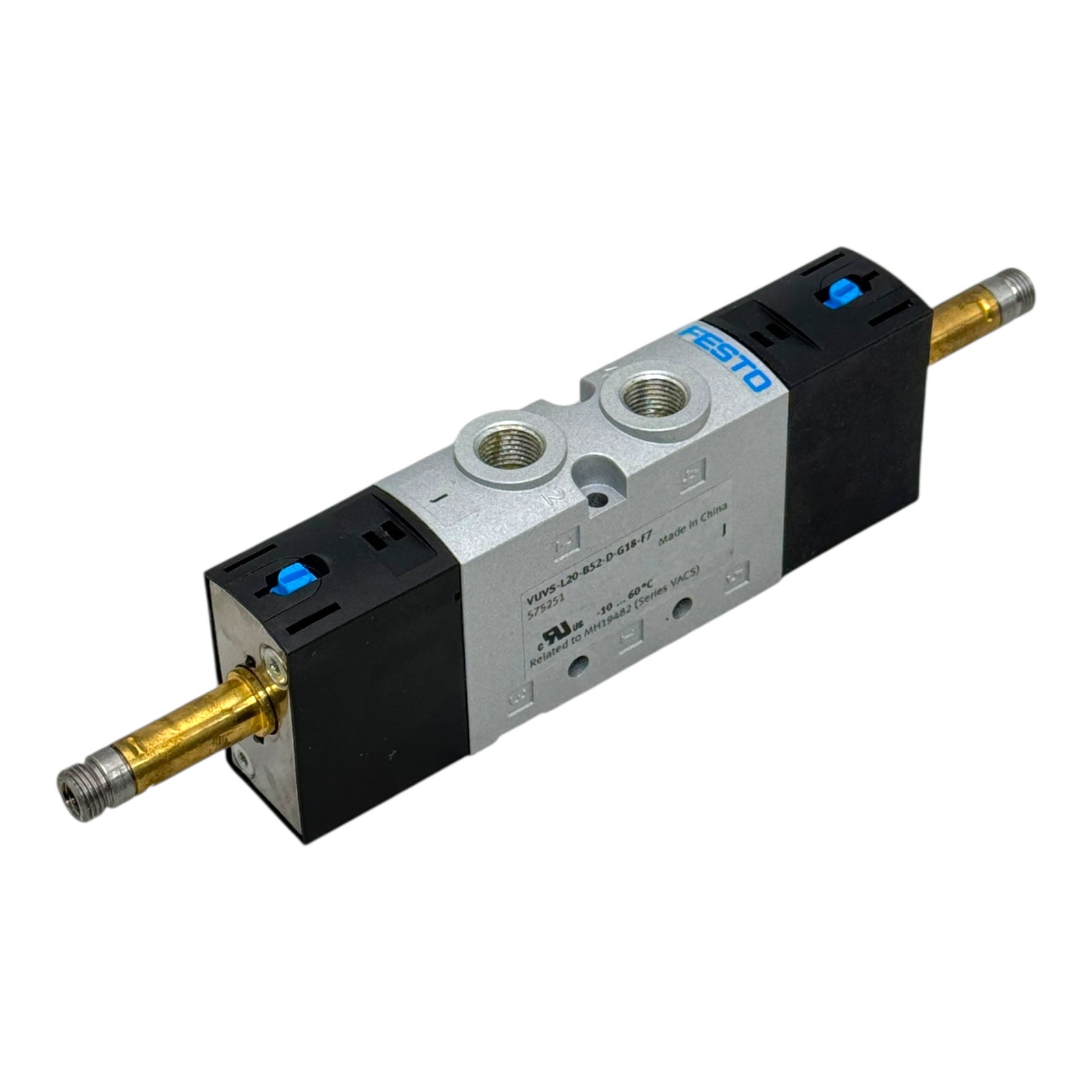 Festo VUVS-L20-B52-D-G18-F7 Magnetventil 5/2-Wege 24 V DC G1/8 Pneumatikventil