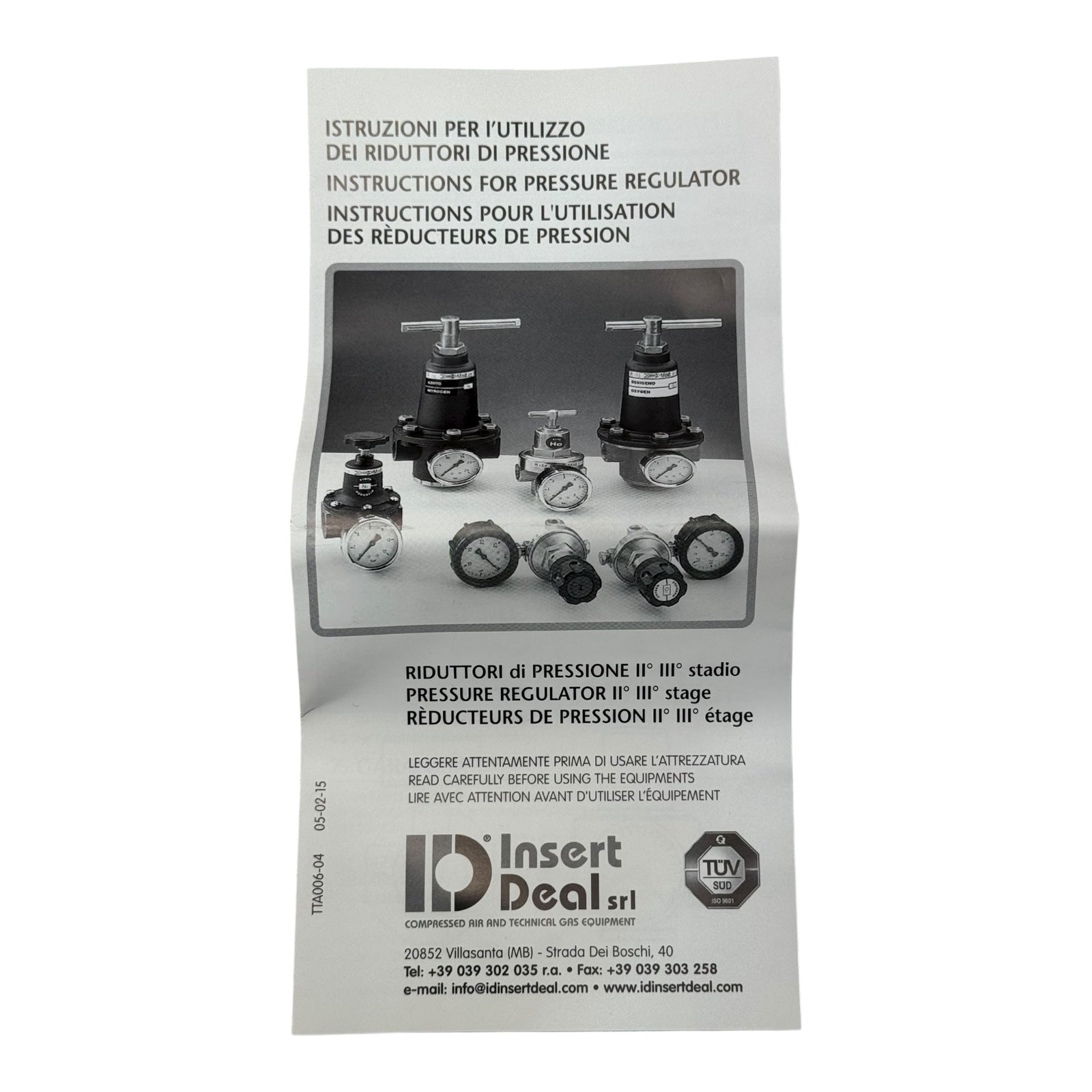 ID Druckminderer R121B2 REL 3/4” GF LL 30bar 0,3–30bar Regler mit Manometer WIKA