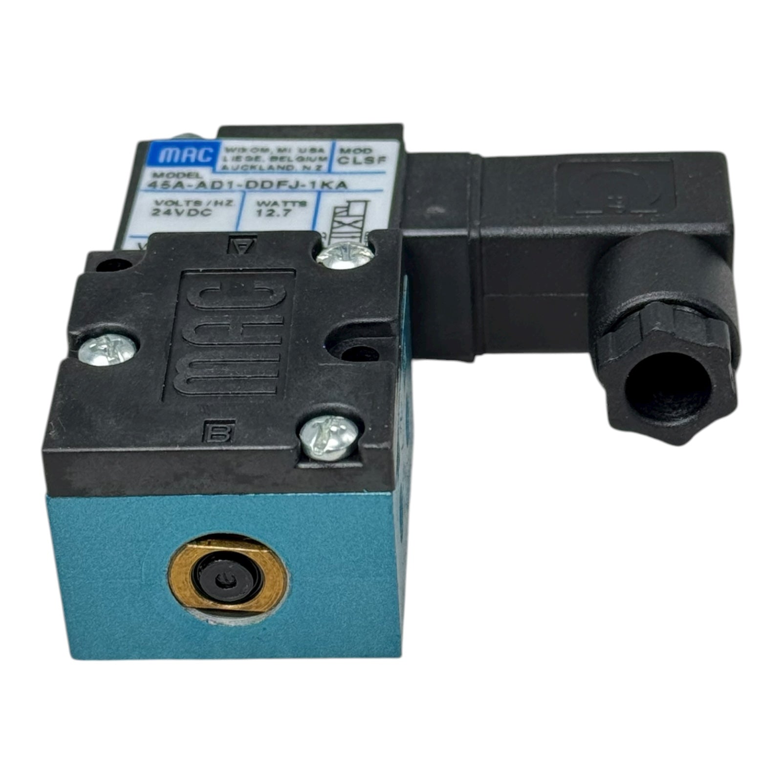 MAC 45A-AD1-DDFJ-1KA Magnetventil 24V DC 12.7W Pneumatikventil 120PSI