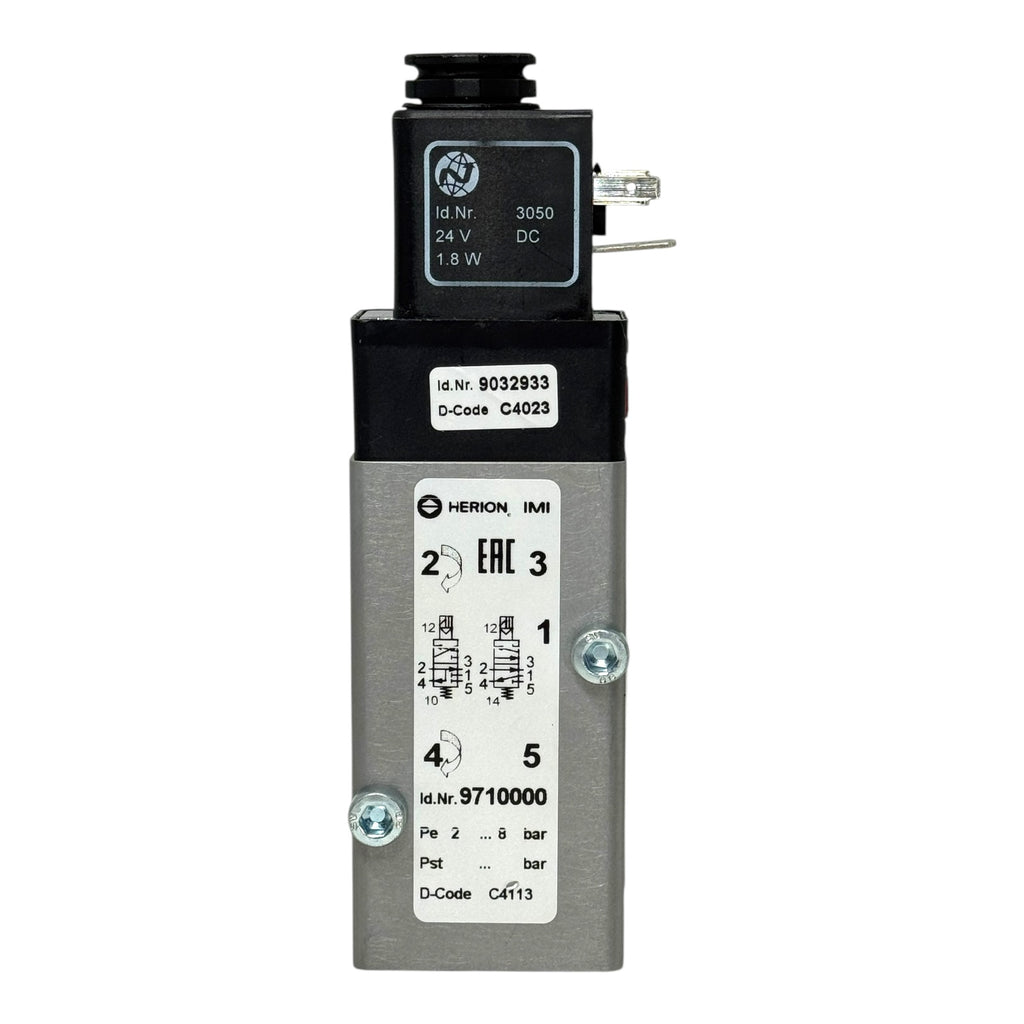 IMI Norgren Herion 9710000 NAMUR 5/2-Wege Ventil G1/4 24VDC Magnetventil 9032933