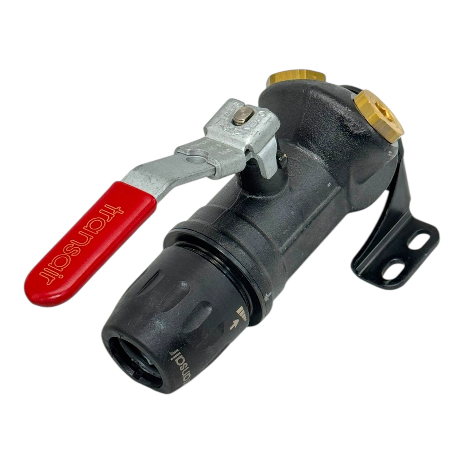 Transair Absperrventil 1” Kugelhahn Aluminium Druckluftleitung Wandhalter