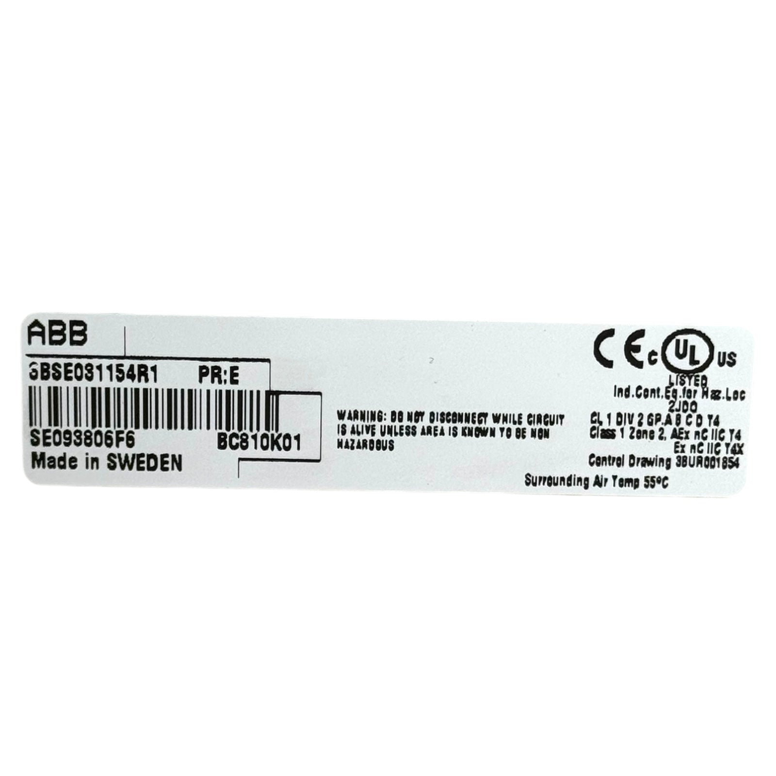 ABB BC810K01 Kommunikationsmodul SBSE031154R1 AC800M Busmodul Controller