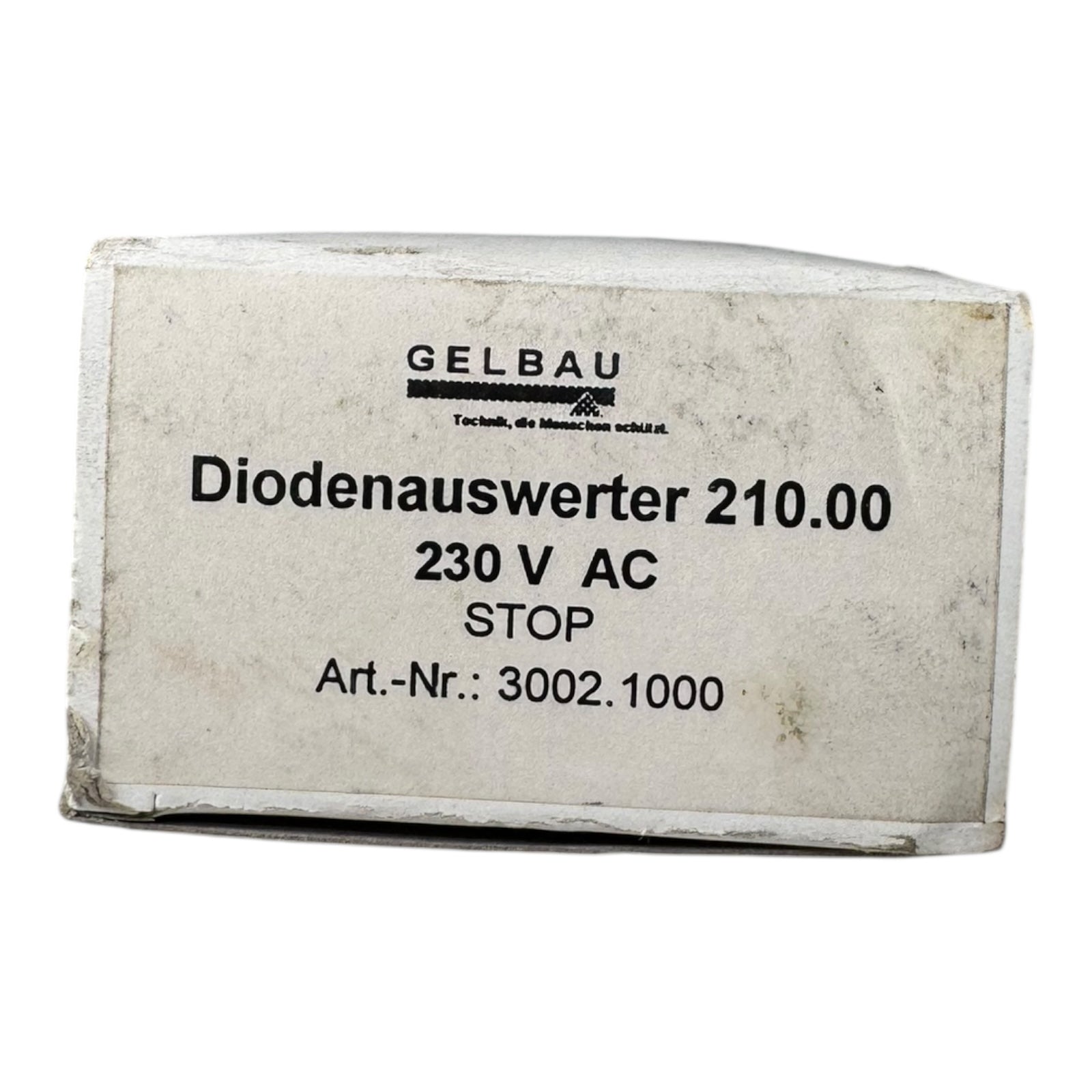 GELBAU 3002.1000 Diodenauswerter 210.00 230VAC Sicherheitsmodul Stop