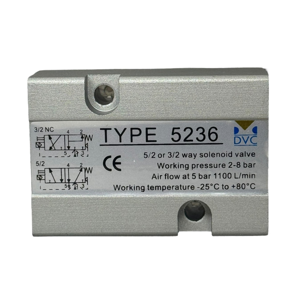DVC 5236 Magnetventil 5/2 3/2-Wege NAMUR 24VDC 2-8bar Pneumatikventil