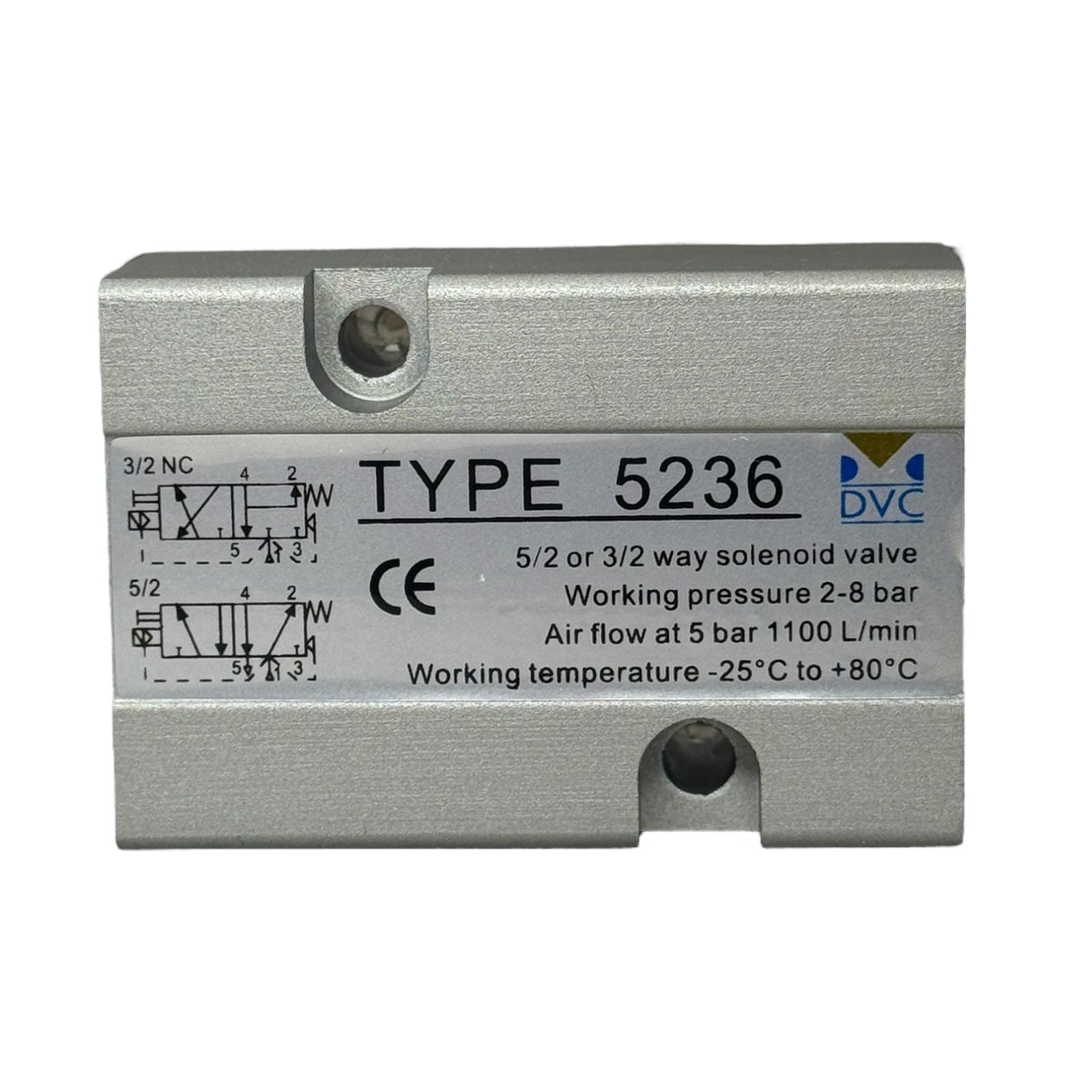 DVC 5236 Magnetventil 5/2 3/2-Wege NAMUR 24VDC 2-8bar Pneumatikventil