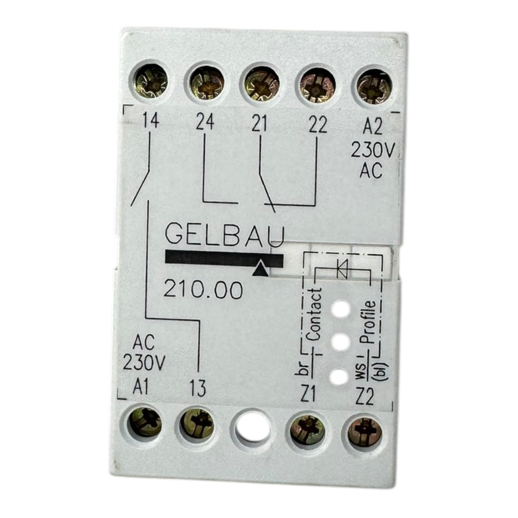 GELBAU 3002.1000 Diodenauswerter 210.00 230VAC Sicherheitsmodul Stop