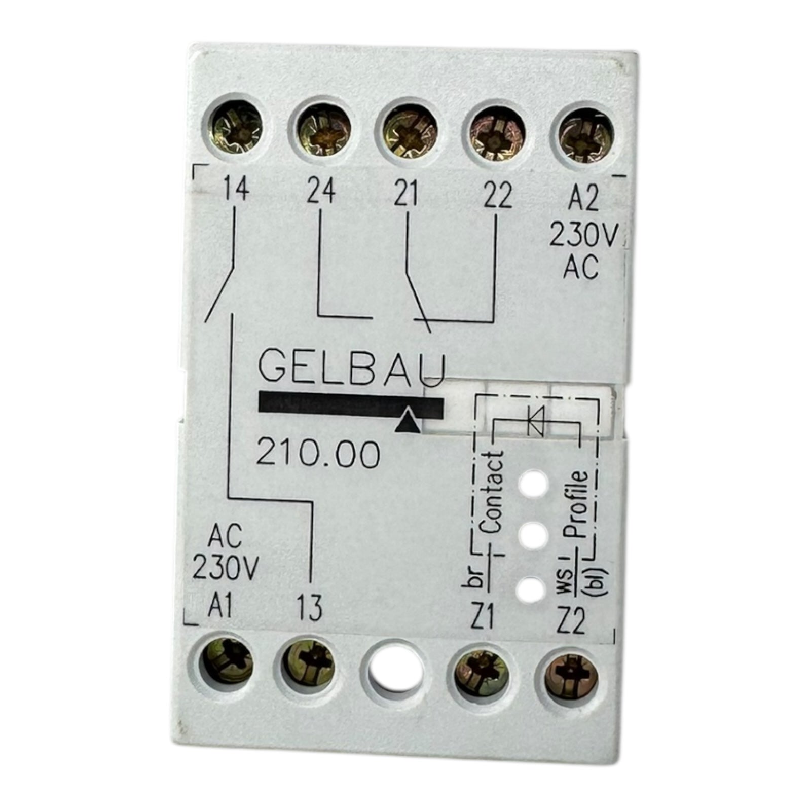 GELBAU 3002.1000 Diodenauswerter 210.00 230VAC Sicherheitsmodul Stop