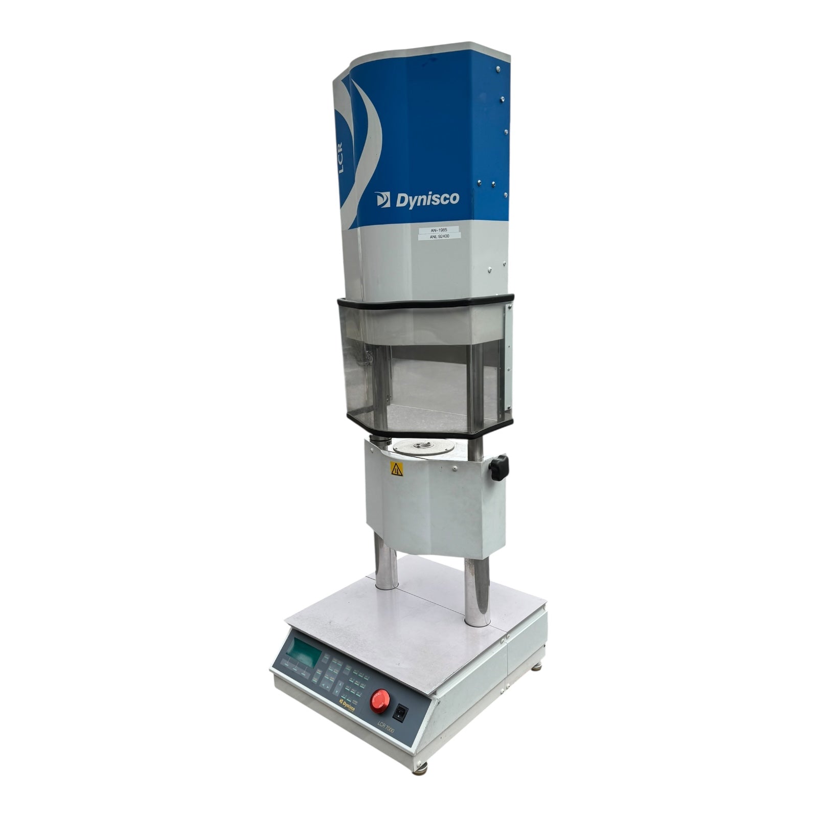 Dynisco LCR7000 Schmelzindexprüfer MFR Gerät 230V mit Alpha Steuerung