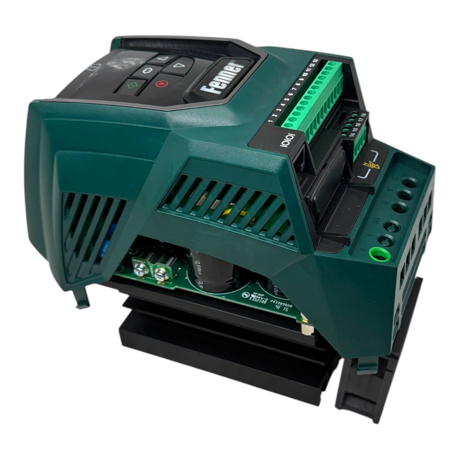 Fenner QD:Neo 572N21P5 Frequenzumrichter 1,5kW 200-240V 7A 0-500Hz UNUSED SW2.00