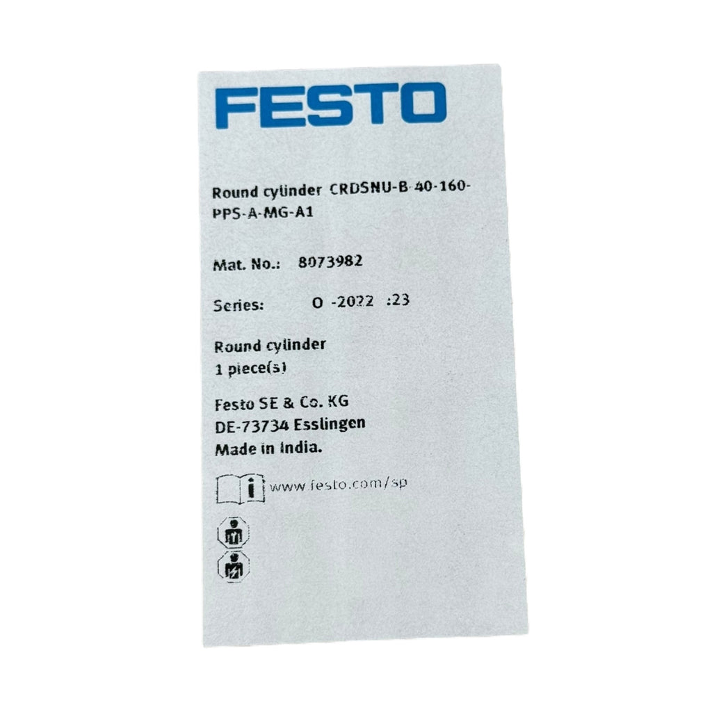 Festo CRDSNU-B-40-160-PPS-A-MG-A1 Pneumatikzylinder Rundzylinder 8073982