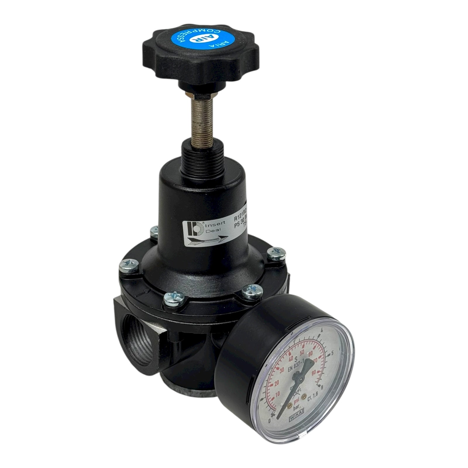 ID Druckminderer R121B2 REL 3/4” GF LL 30bar 0,3–30bar Regler mit Manometer WIKA
