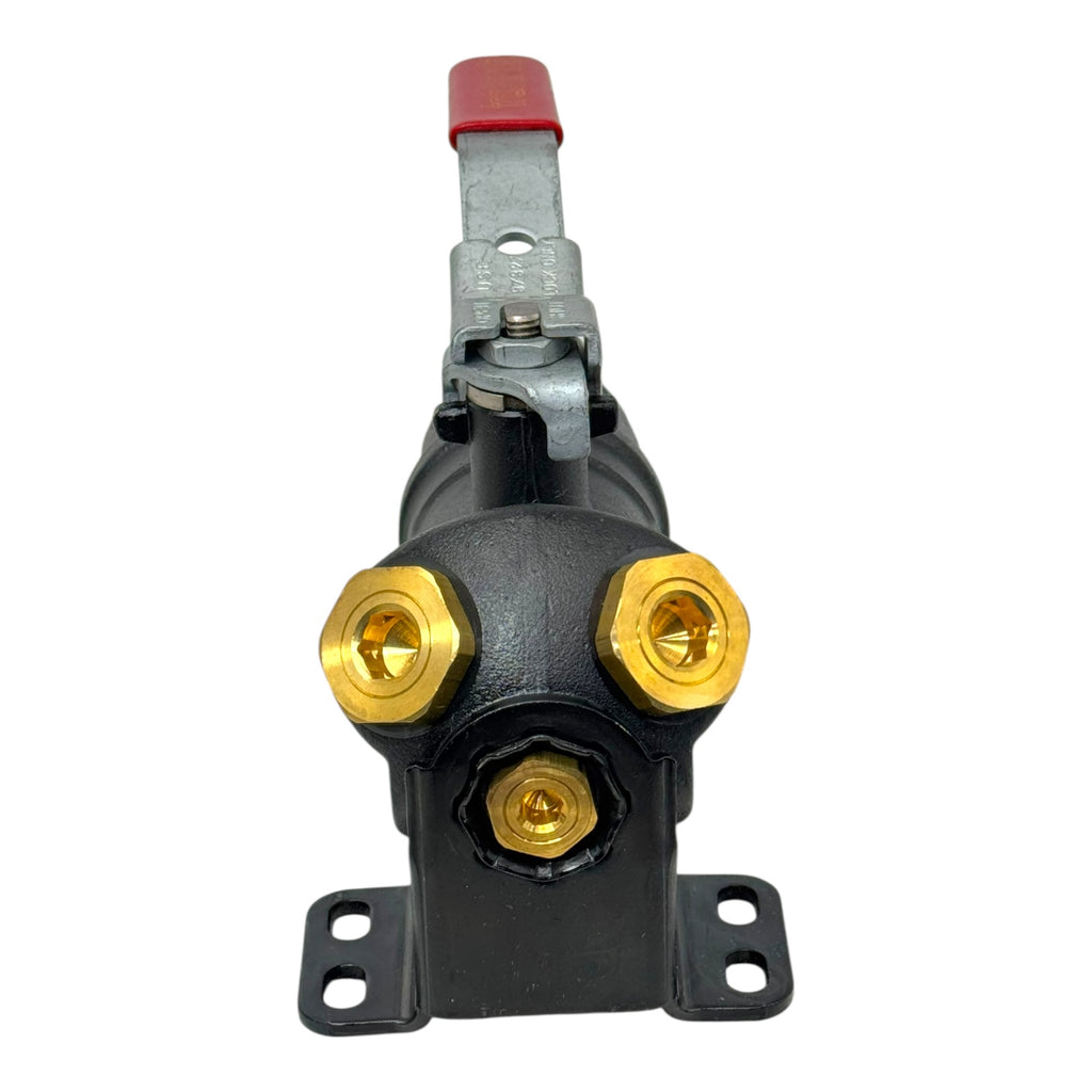 Transair Absperrventil 1” Kugelhahn Aluminium Druckluftleitung Wandhalter