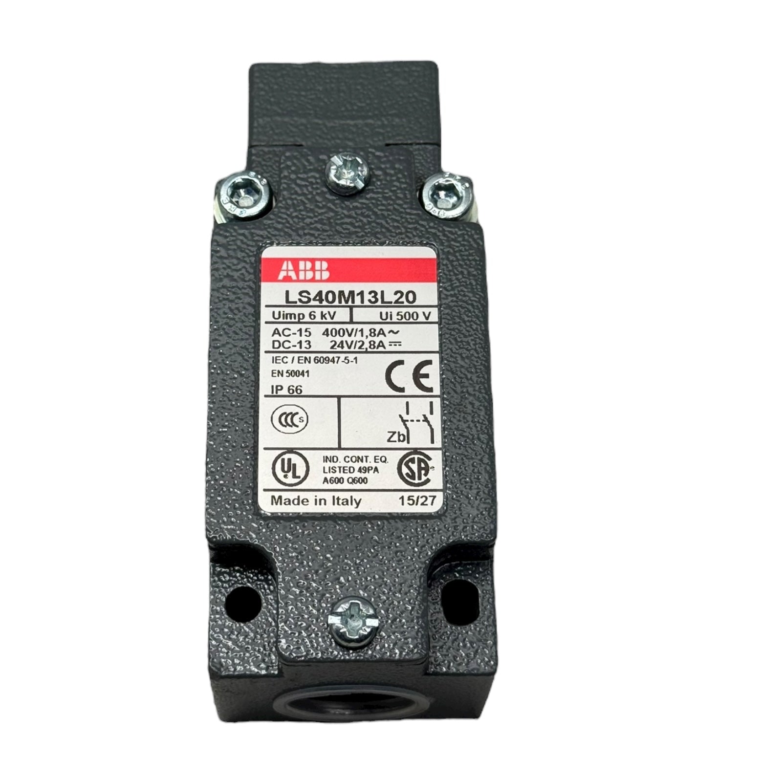 Rötelmann ST/POM-N DN8 PN500 Kugelhahn 1/4” mit ABB LS40M13L20 Endschalter