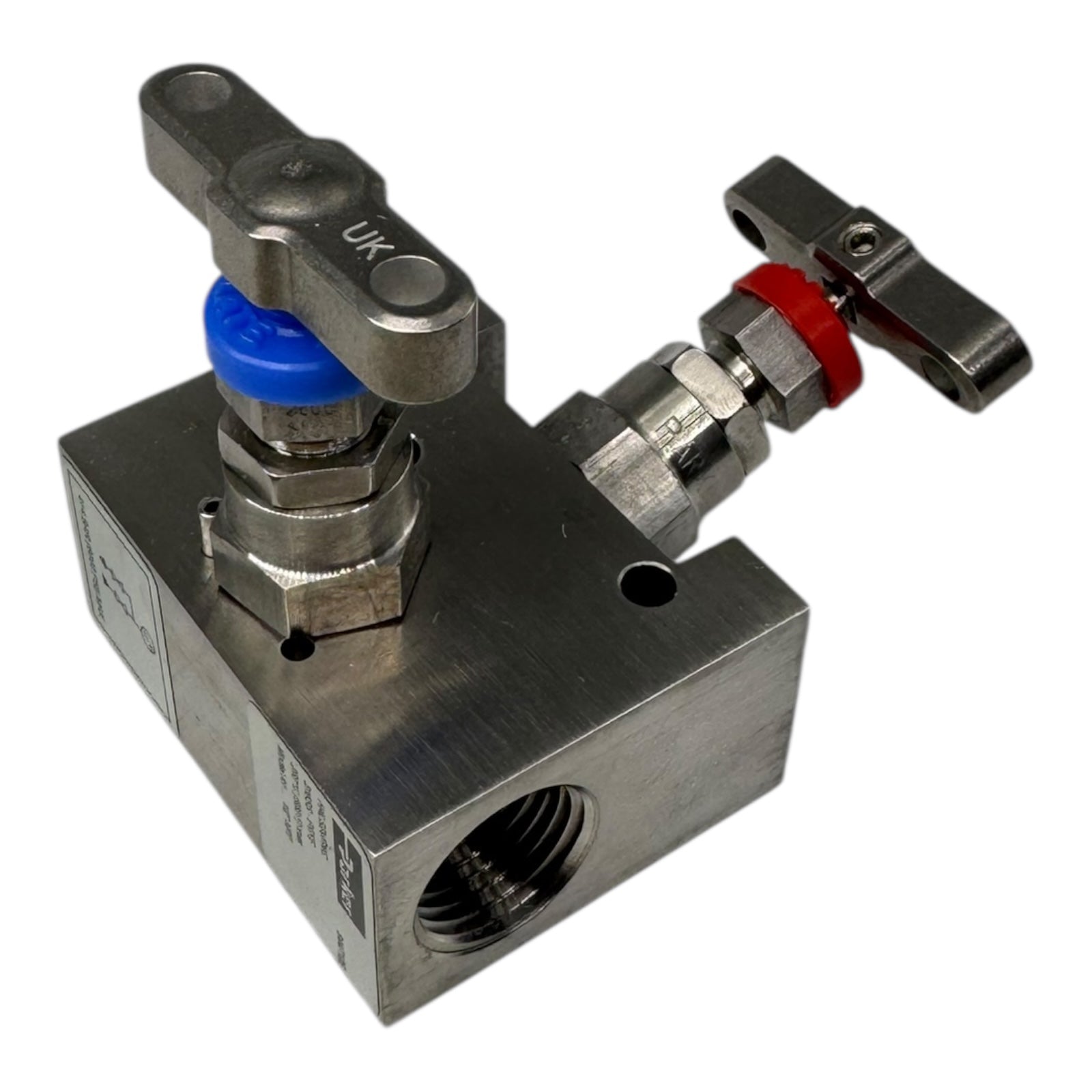 PARKER HALS2VPNC 2-Wege Manifold 1/2" NPT 414bar 316SS 260°C