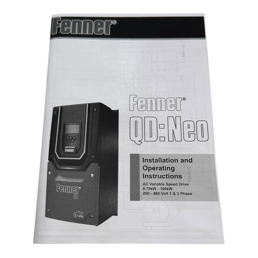 Fenner QD:Neo 572N41P5 Frequenzumrichter 1,5kW 380-480V 4,1A SW 1.3 UNUSED 3-PH