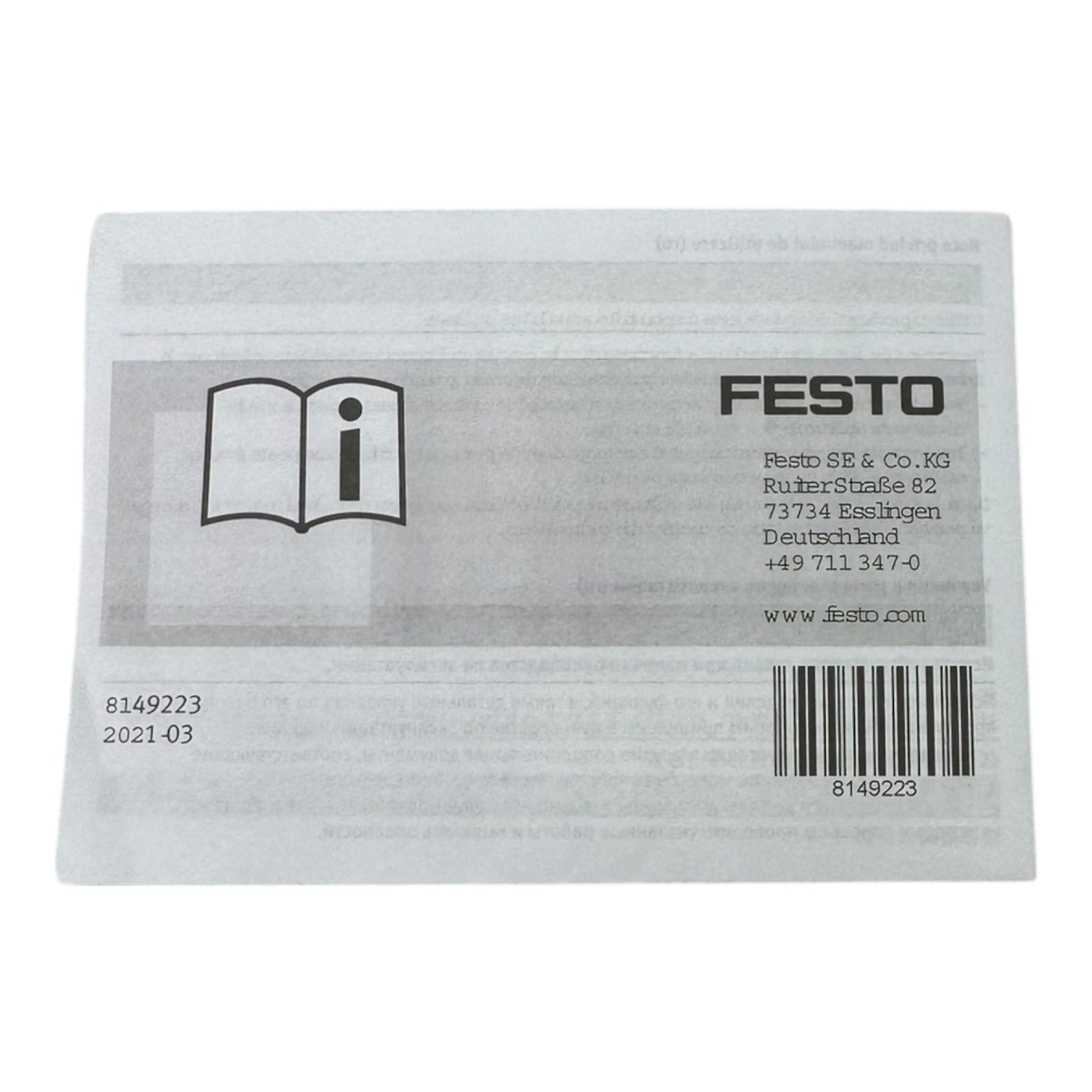 Festo SFAM-90-10000L-TG112-2SA-M12 573354 Durchflusssensor 10000 l/min 15-30VDC