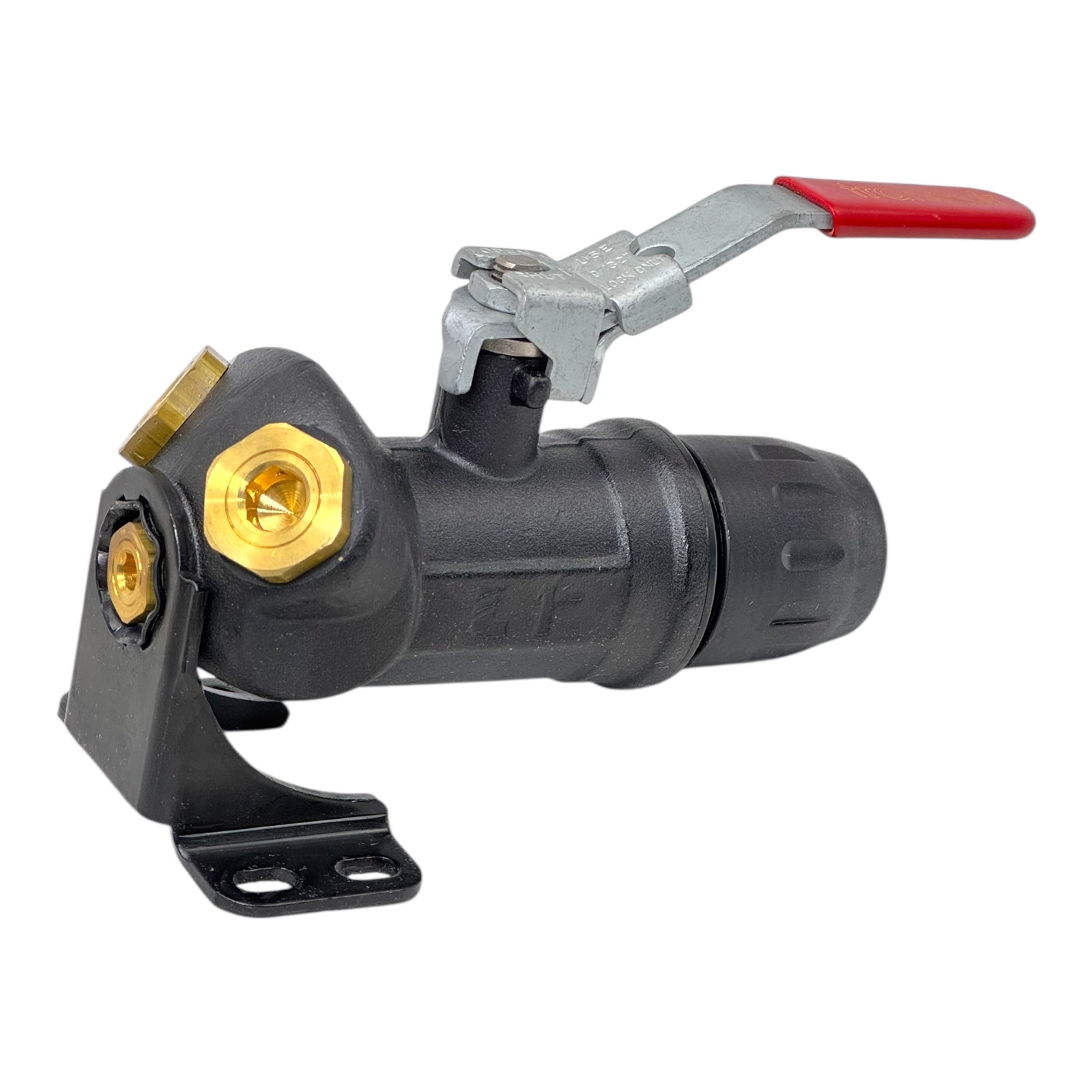 Transair Absperrventil 1” Kugelhahn Aluminium Druckluftleitung Wandhalter