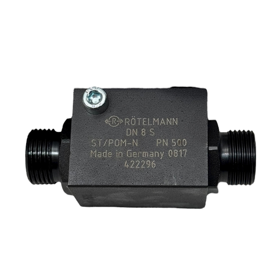Rötelmann ST/POM-N DN8 PN500 Kugelhahn 1/4” mit ABB LS40M13L20 Endschalter
