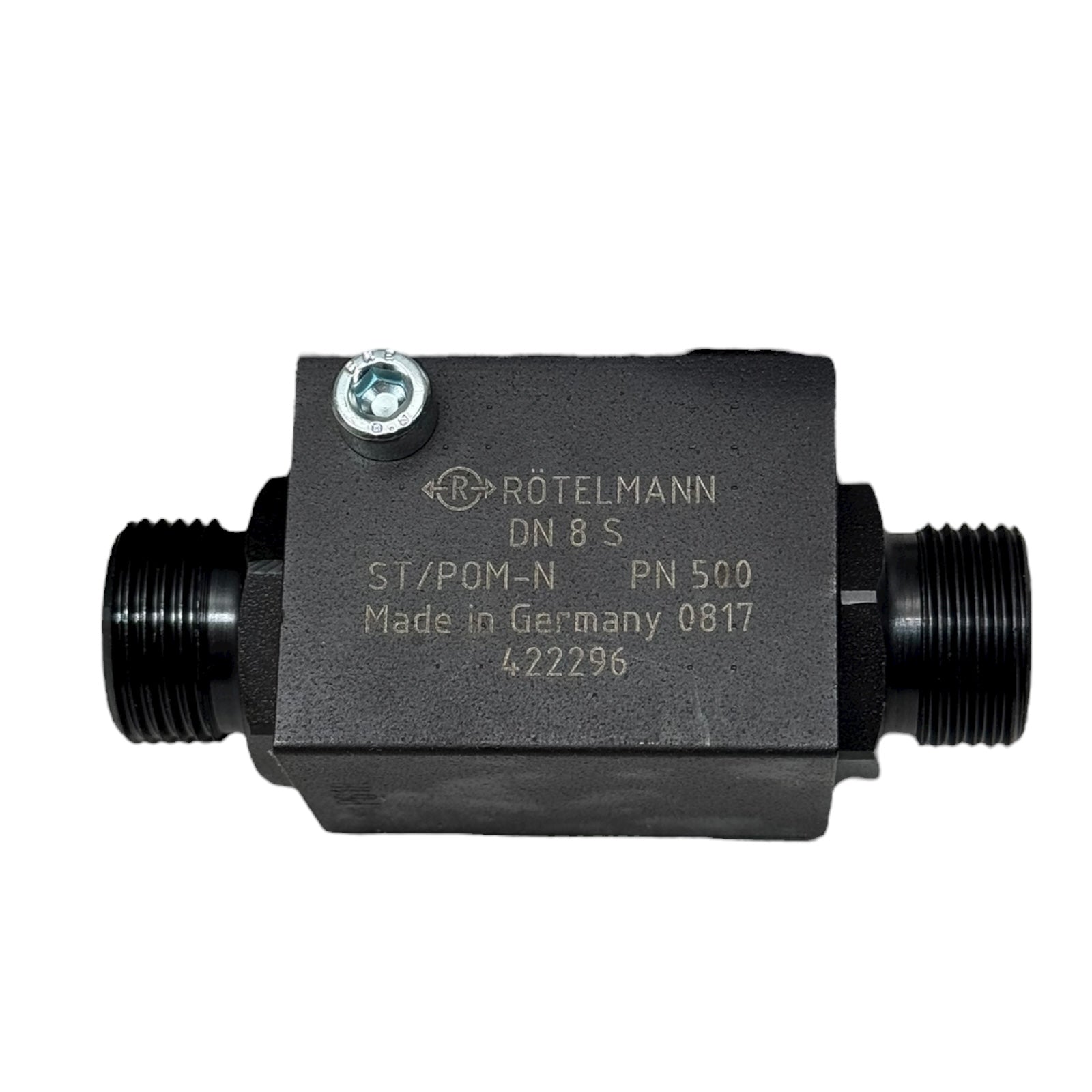 Rötelmann ST/POM-N DN8 PN500 Kugelhahn 1/4” mit ABB LS40M13L20 Endschalter