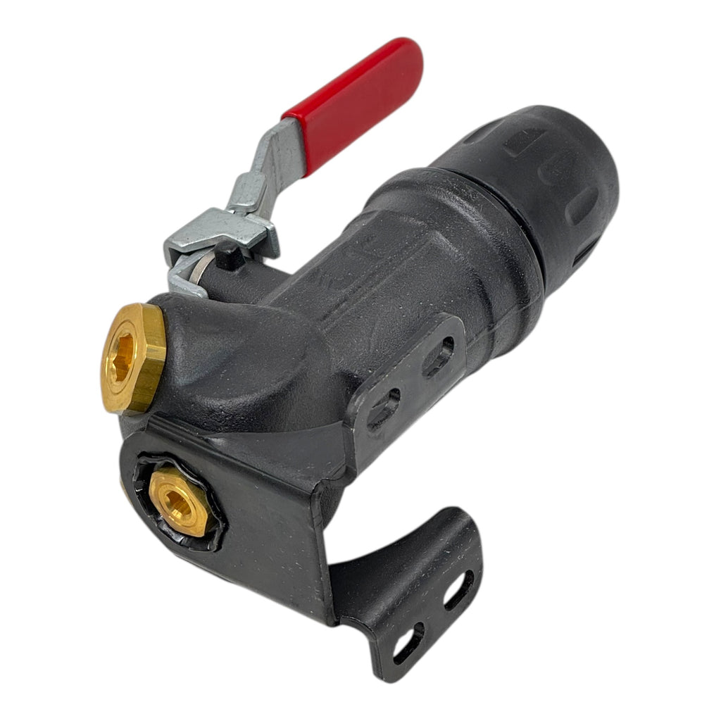 Transair Absperrventil 1” Kugelhahn Aluminium Druckluftleitung Wandhalter