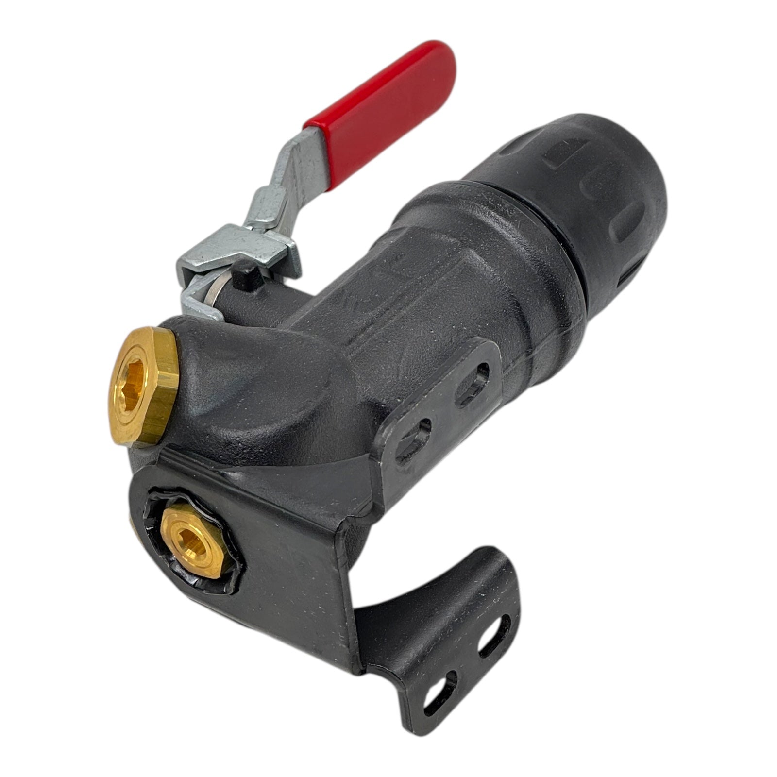 Transair Absperrventil 1” Kugelhahn Aluminium Druckluftleitung Wandhalter