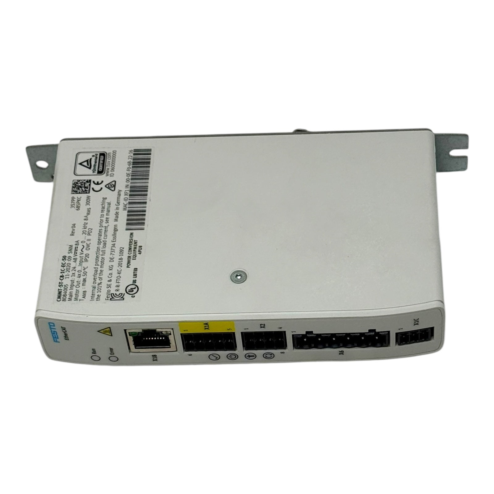 Festo CMMT-ST-C8-1C-EC-S0 Servoantriebsregler EtherCAT 24–48VDC 300W
