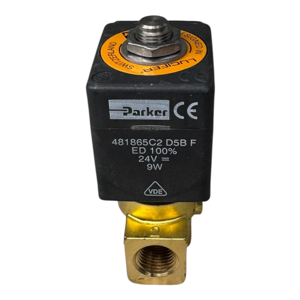 Parker 122K8408 Magnetventil 24V DC 1,5 mm 40 bar Messingventil G1/8”