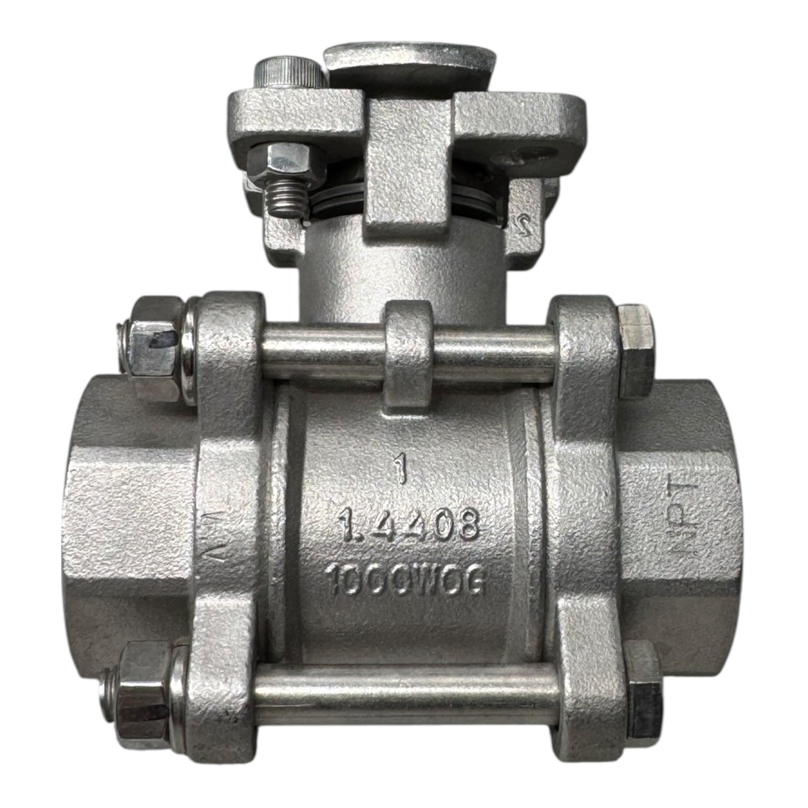 Econ Edelstahl Kugelhahn 1” 3-teilig PN69 1000 WOG Innengewinde Ball Valve