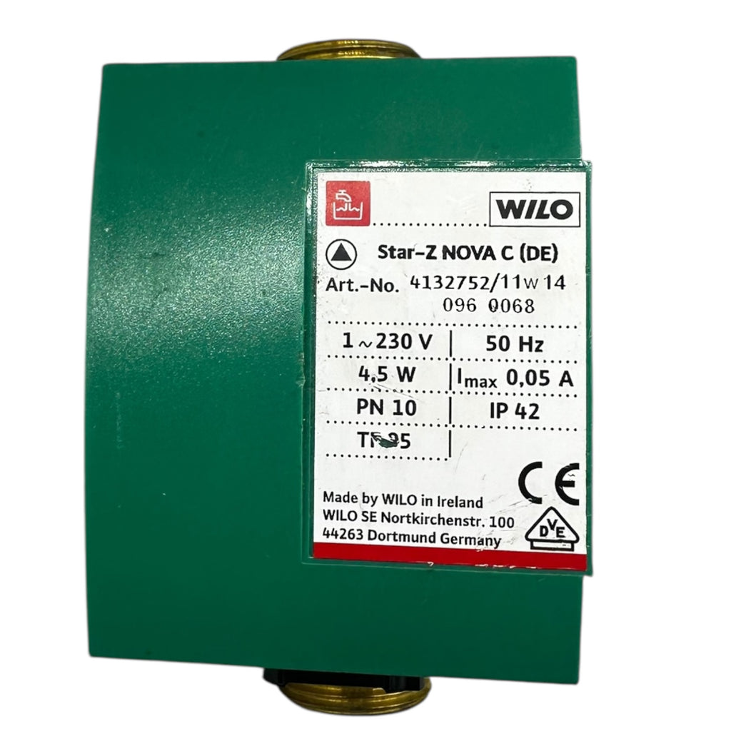 Wilo Star-Z NOVA C 4132752 Zirkulationspumpe 230V 4,5W PN10 Trinkwasserpumpe