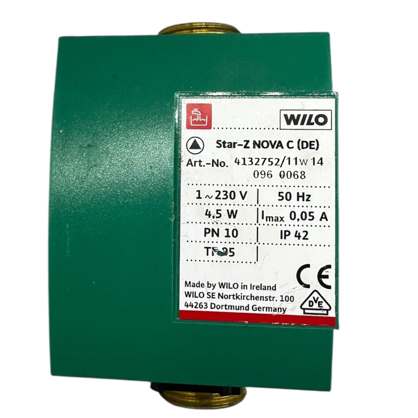 Wilo Star-Z NOVA C 4132752 Zirkulationspumpe 230V 4,5W PN10 Trinkwasserpumpe