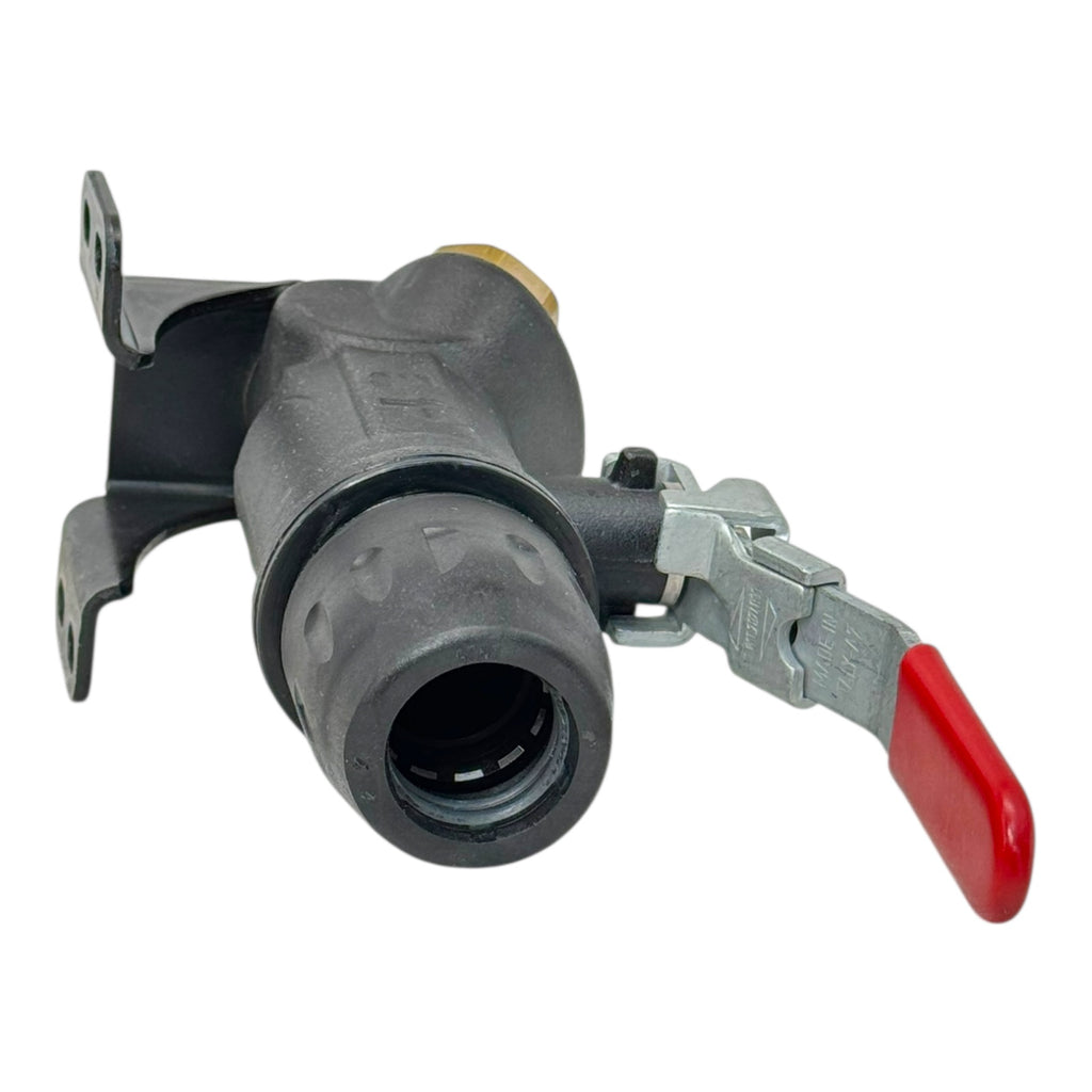 Transair Absperrventil 1” Kugelhahn Aluminium Druckluftleitung Wandhalter