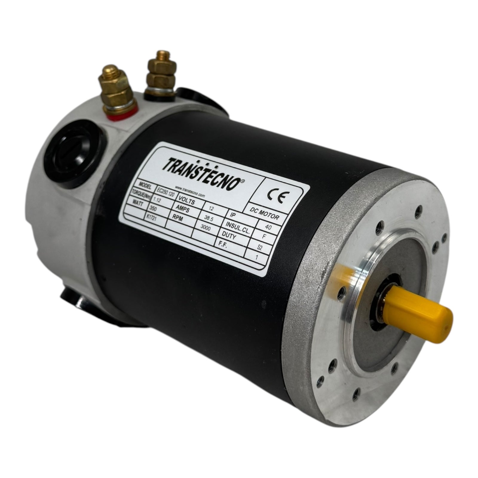 Transtecno EC250.120 DC Motor 12V 350W 3000rpm 1.12Nm IP40 B14A Antriebseinheit